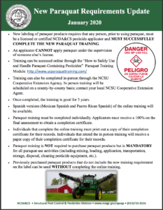 Cover photo for Online Pesticide Training Opportunities - Due to COVID-19