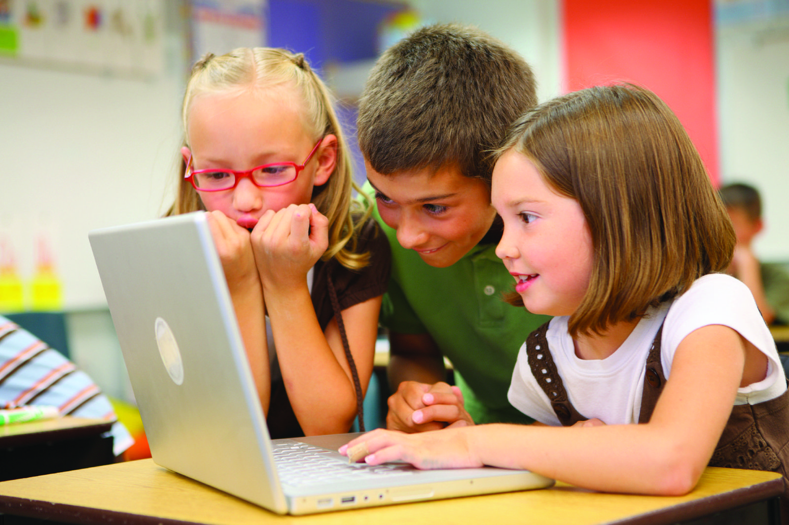 Children using computer