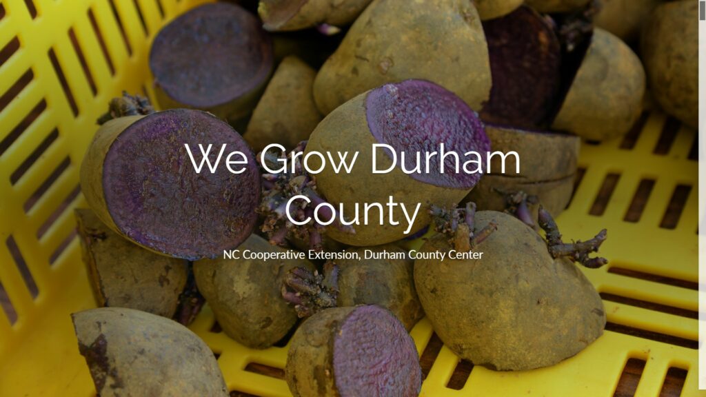 We Grow Durham County header