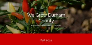 Cover photo for Check Out This Quarter's We Grow Durham County!