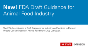 new draft guidance for medication carryover from FDA