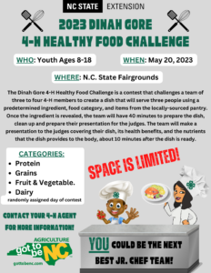 Dinah Gore 4-H Food Challenge