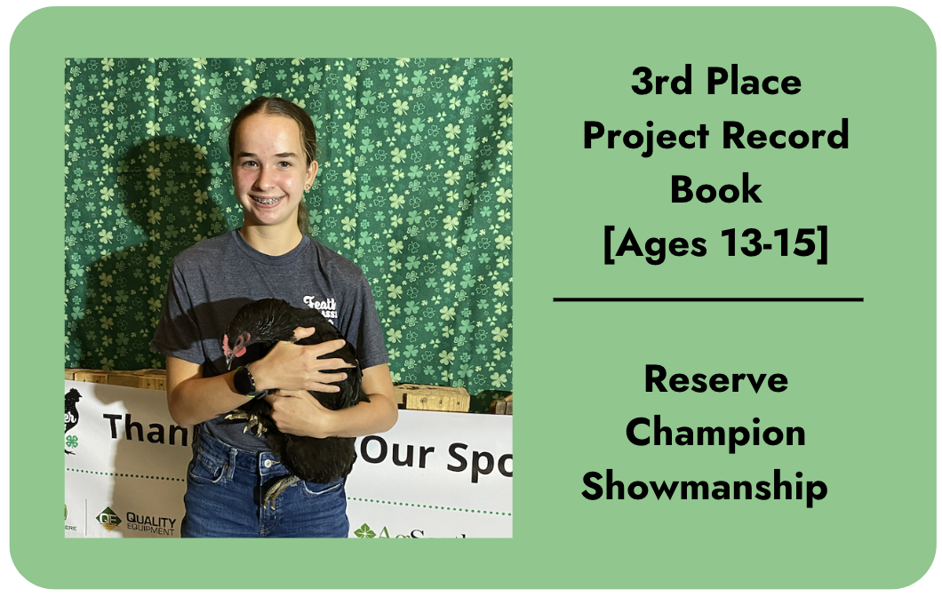 3rd Place Project Record Book