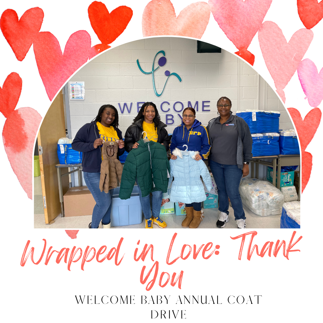 Welcome Baby Coat Drive Valentine