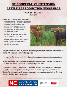 Flier with event details